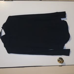 Mossino Light weight high neck black hoodie size small